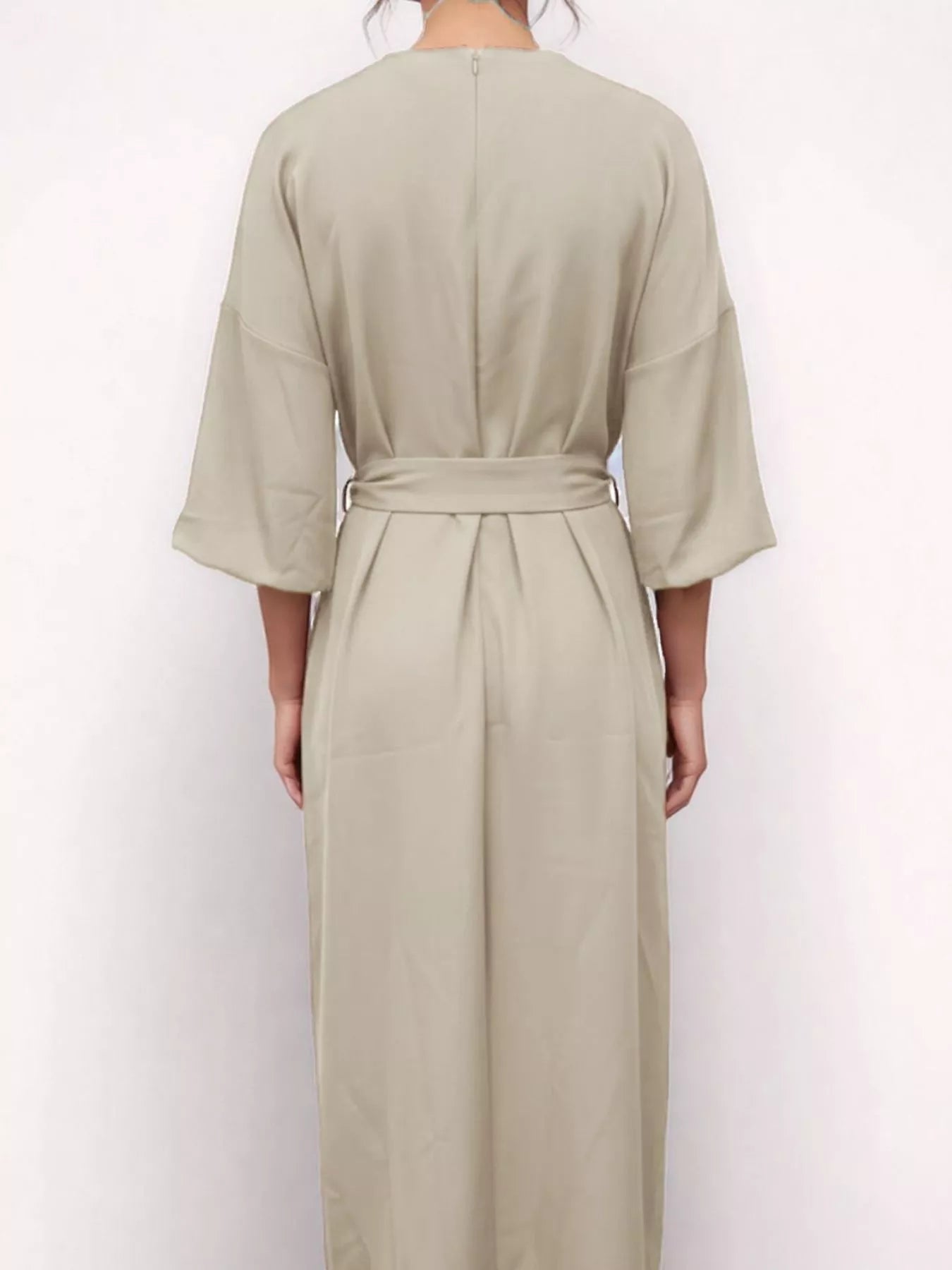 Round Neck Sleeve Dress - The Nicole - Tayan Dress Co.