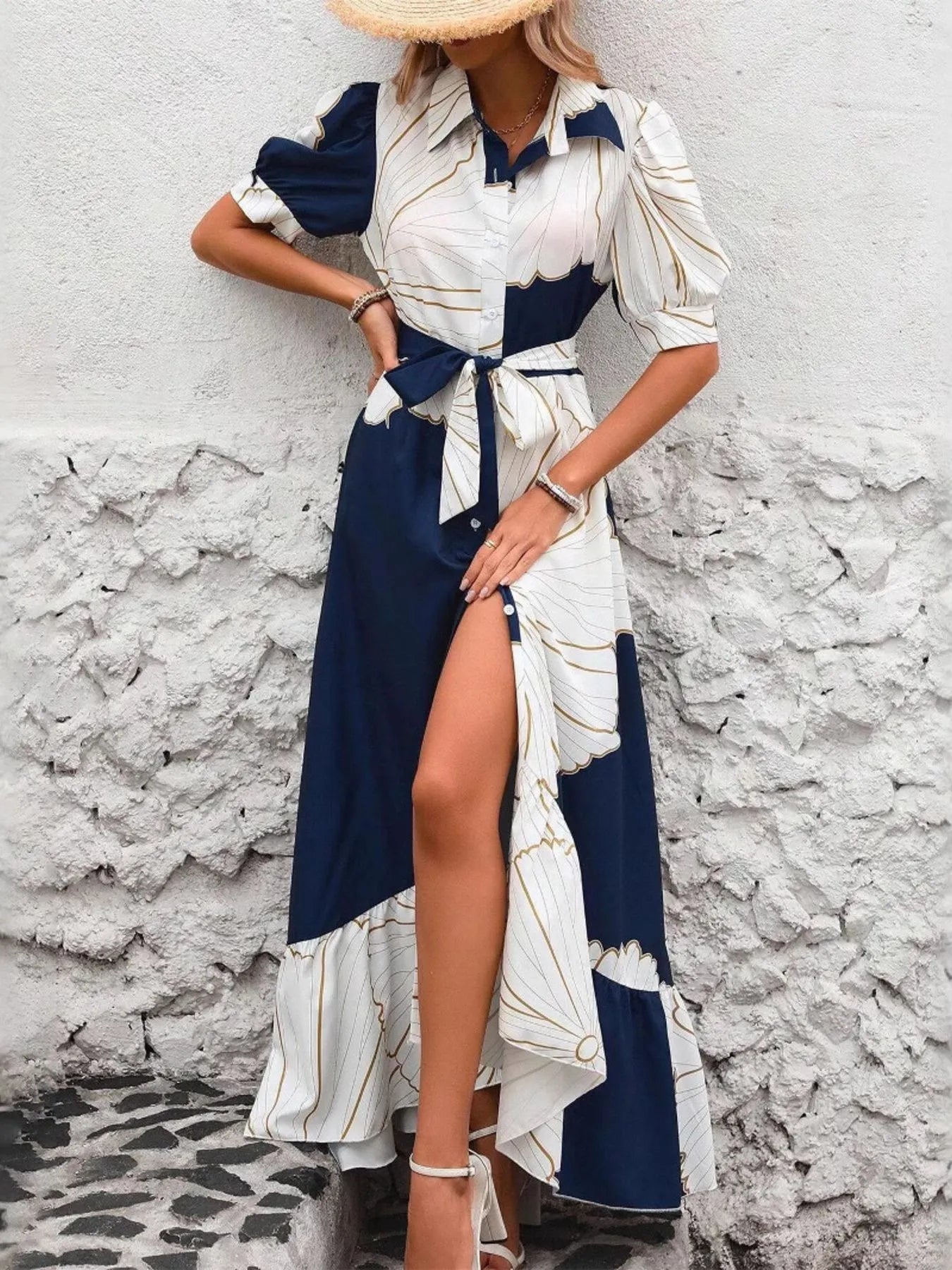 Maxi Shirt Dress - The Nicole - Tayan Dress Co.