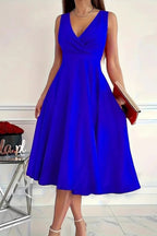Sleeveless Midi Dress - The Nicole - Tayan Dress Co.