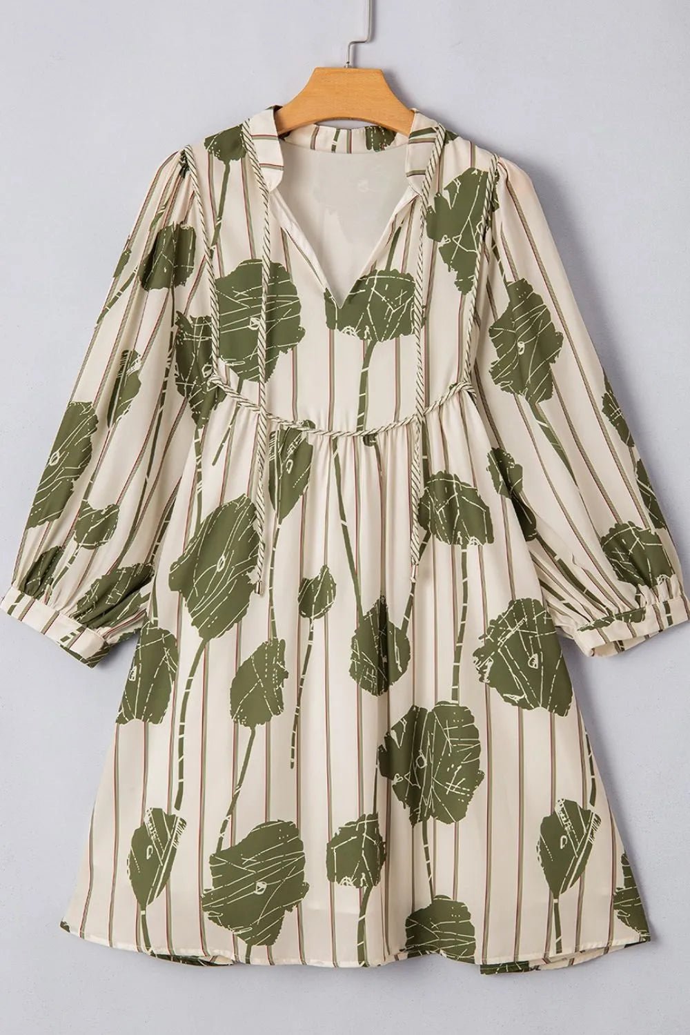 Tie Neck Sleeve Dress - The Nicole - Tayan Dress Co.