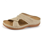 Open Toe Wedge Sandals - The Nicole - Tayan Dress Co.