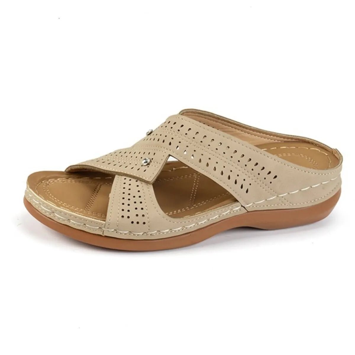 Open Toe Wedge Sandals - The Nicole - Tayan Dress Co.