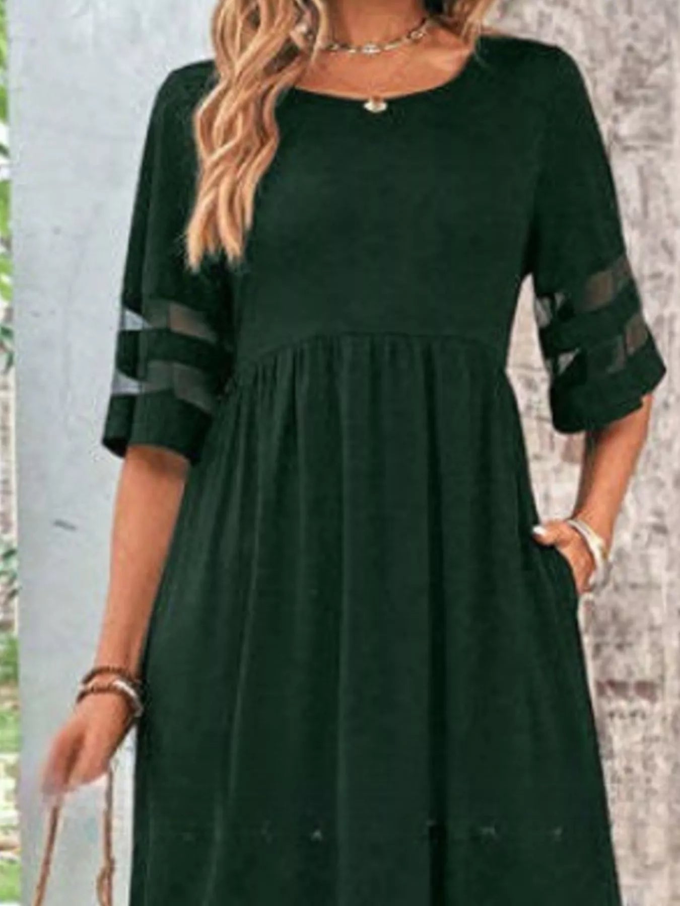 Half Sleeve Dress - The Nicole - Tayan Dress Co.