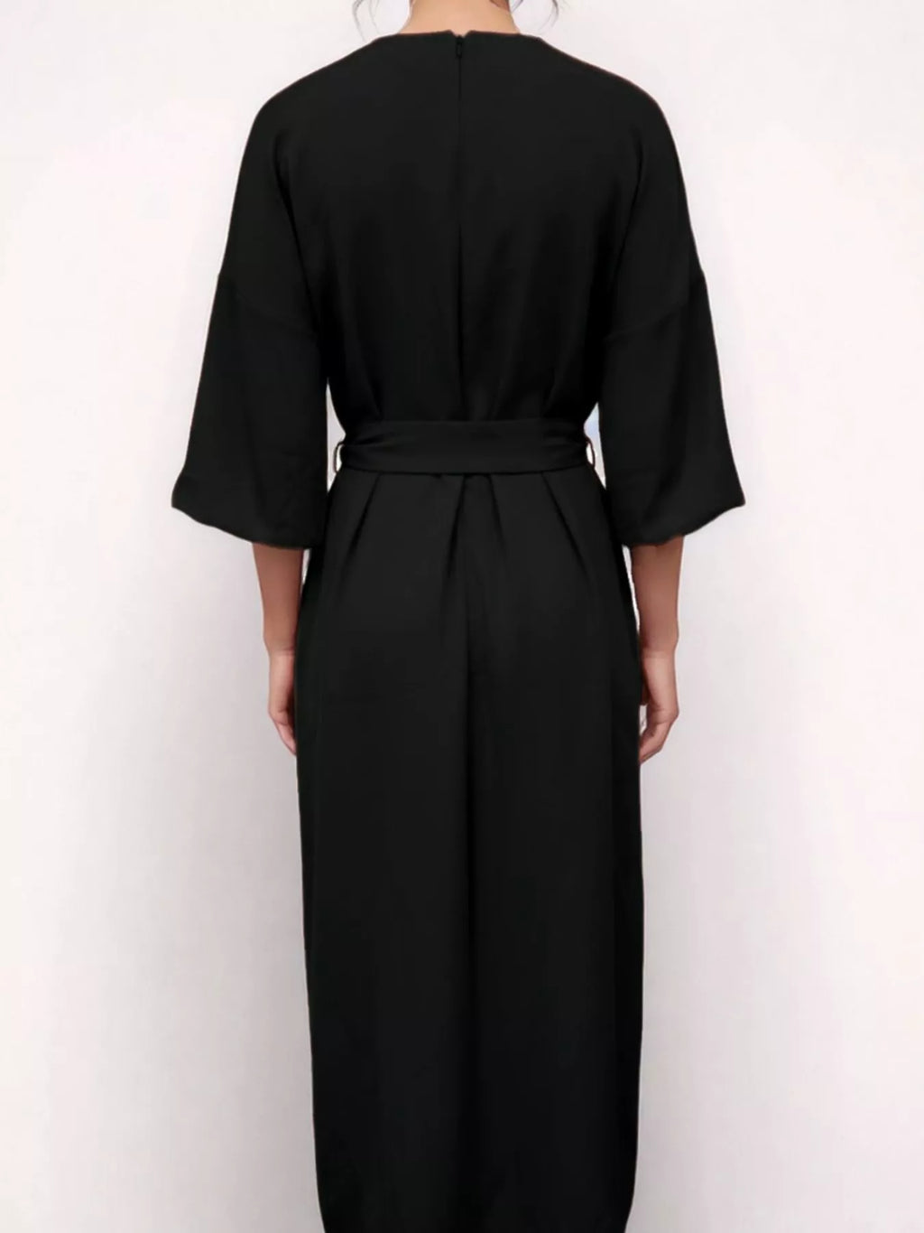 Round Neck Sleeve Dress - The Nicole - Tayan Dress Co.