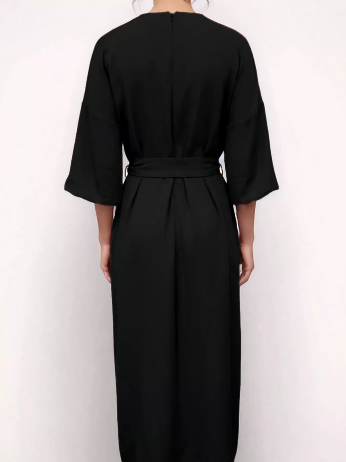 Round Neck Sleeve Dress - The Nicole - Tayan Dress Co.
