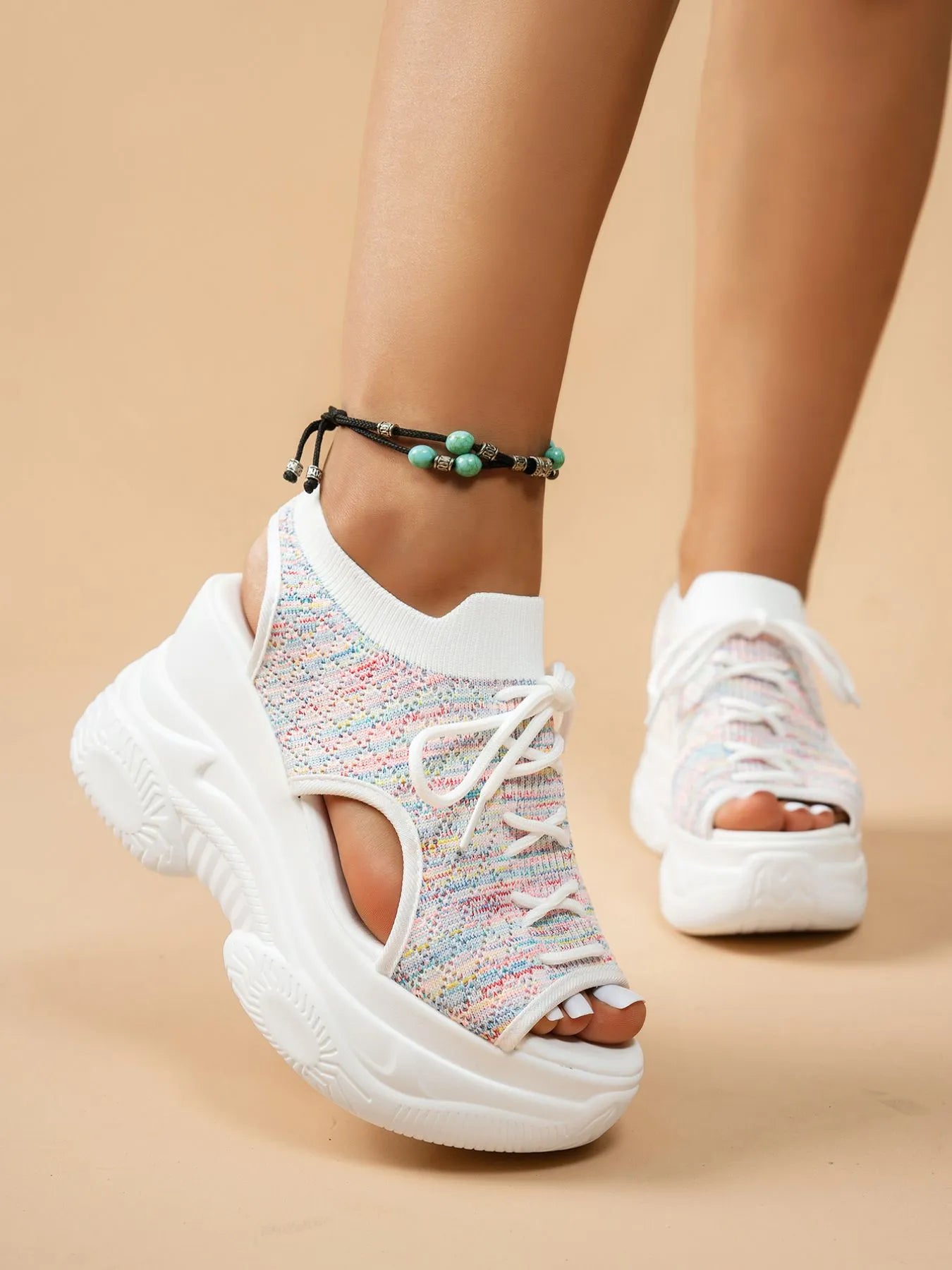 Platform Wedge Sandals - The Nicole - Tayan Dress Co.