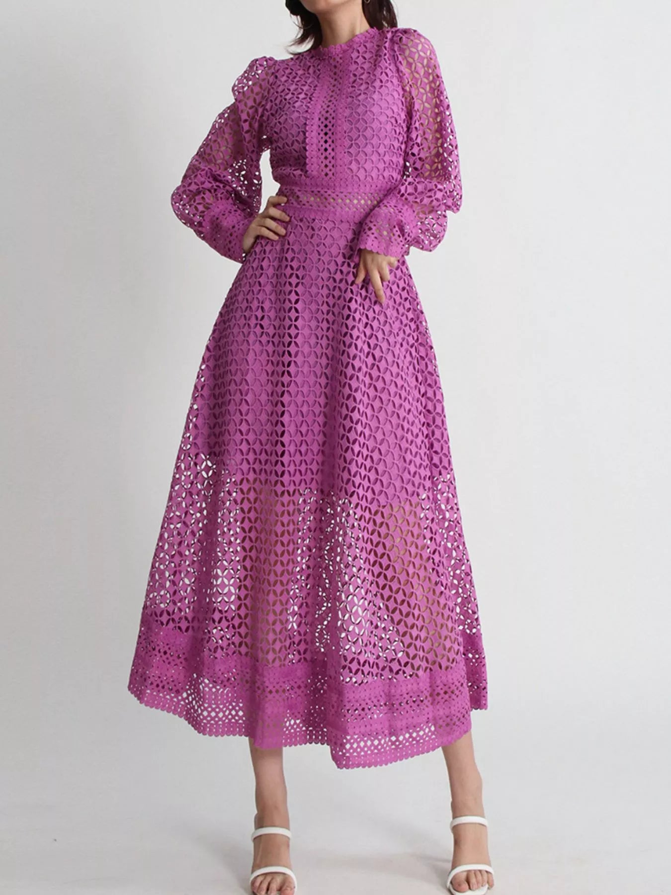 Long Sleeve Midi Dress - The Nicole - Tayan Dress Co.