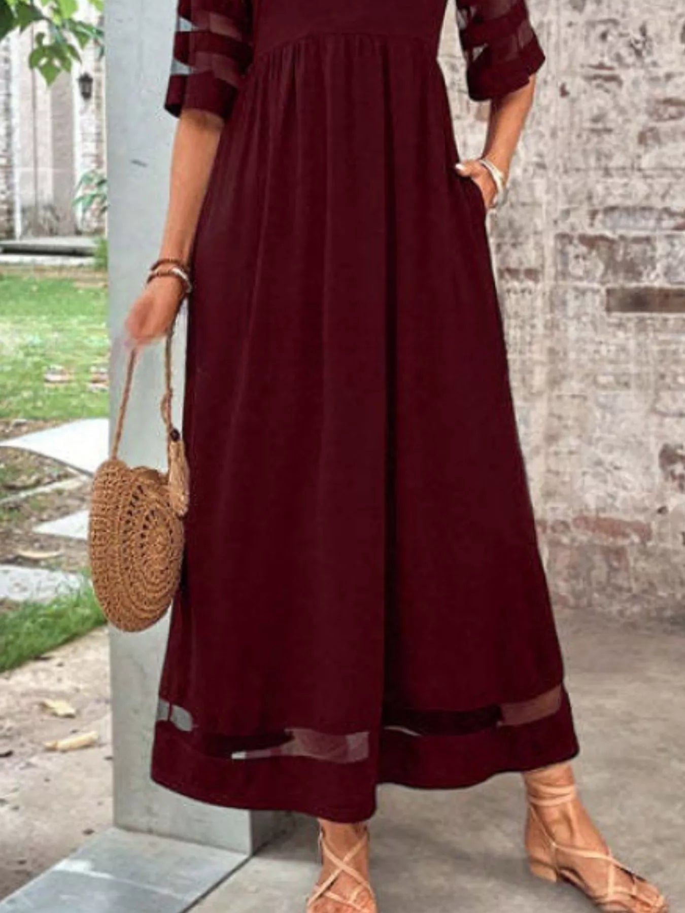 Half Sleeve Dress - The Nicole - Tayan Dress Co.