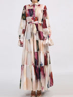 Tie Waist Maxi Dress - The Nicole - Tayan Dress Co.