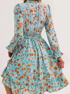 Long Sleeve Ruffle Dress - The Nicole - Tayan Dress Co.