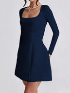 Long Sleeve Mini Dress - The Nicole - Tayan Dress Co.