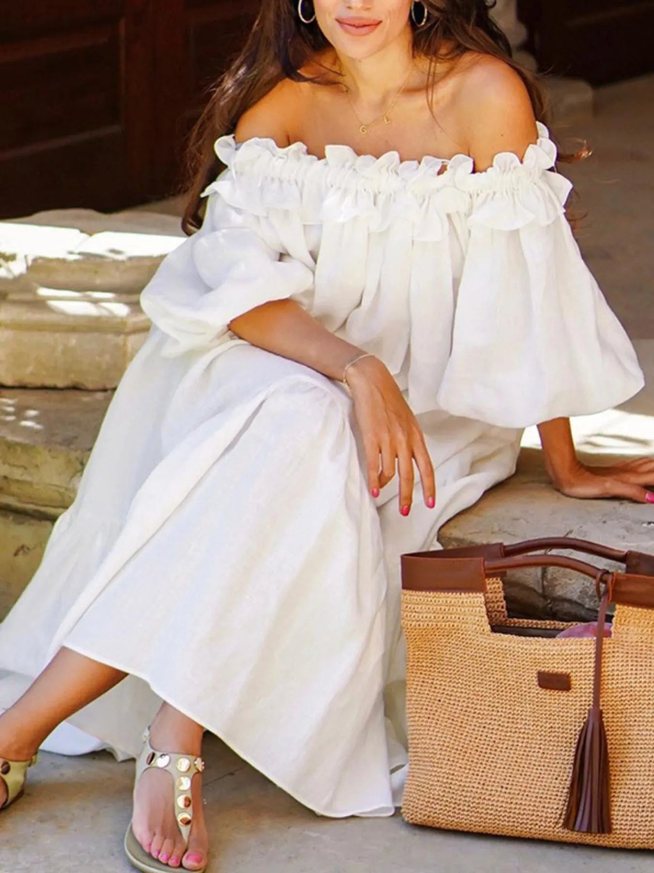Off - Shoulder Dress - The Nicole - Tayan Dress Co.