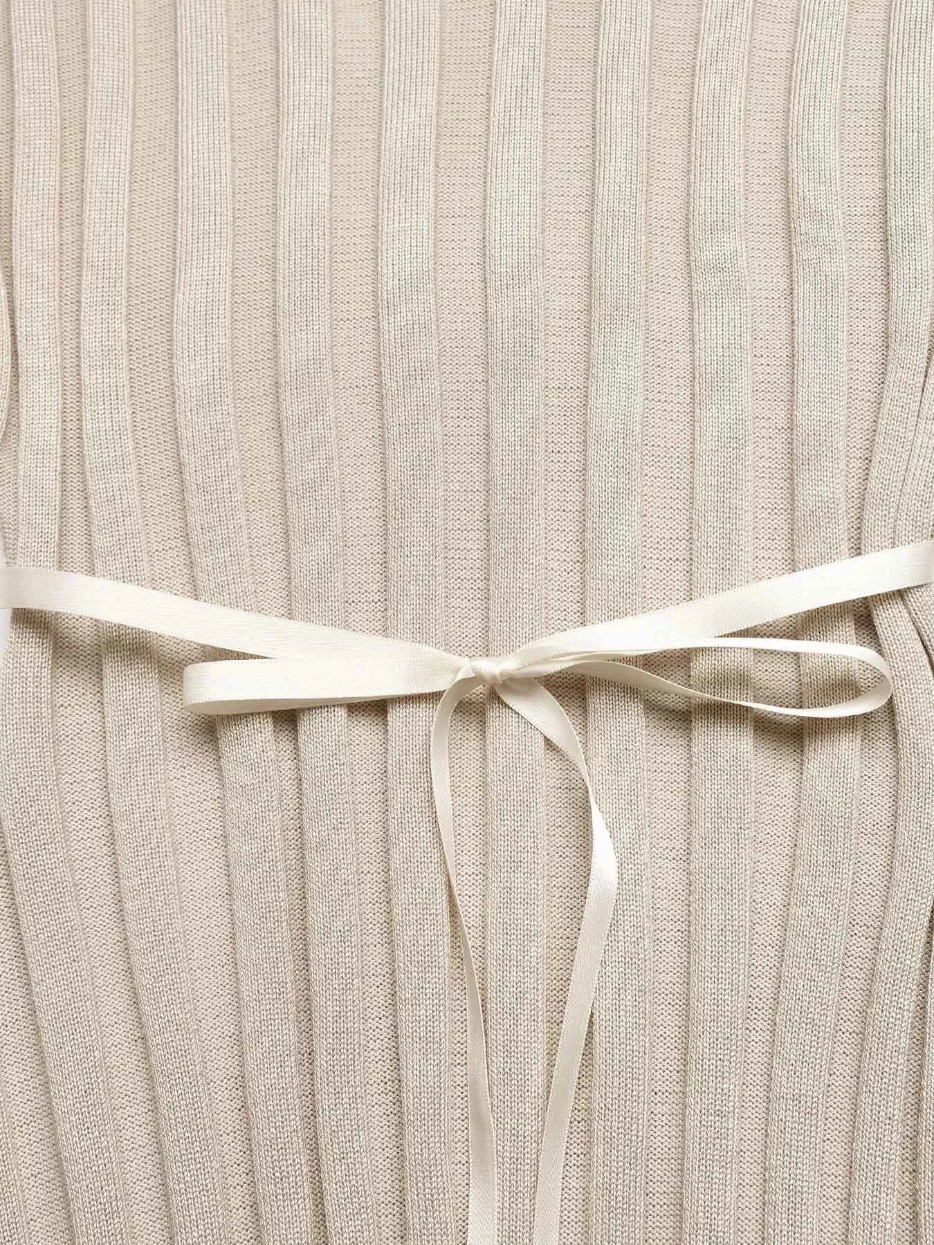 V-Neck Long Sleeve Dress