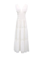 V - Neck Sleeveless Maxi Dress - The Nicole - Tayan Dress Co.