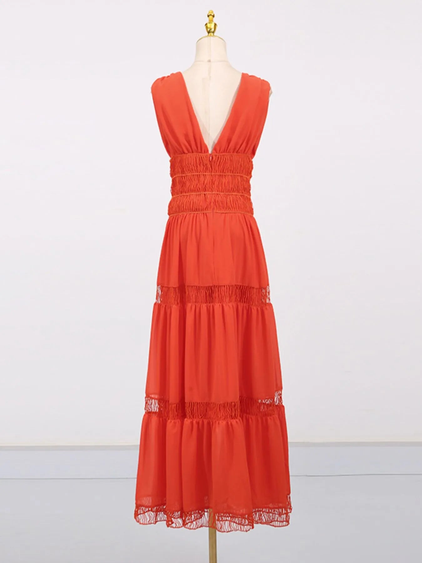 V - Neck Sleeveless Maxi Dress - The Nicole - Tayan Dress Co.