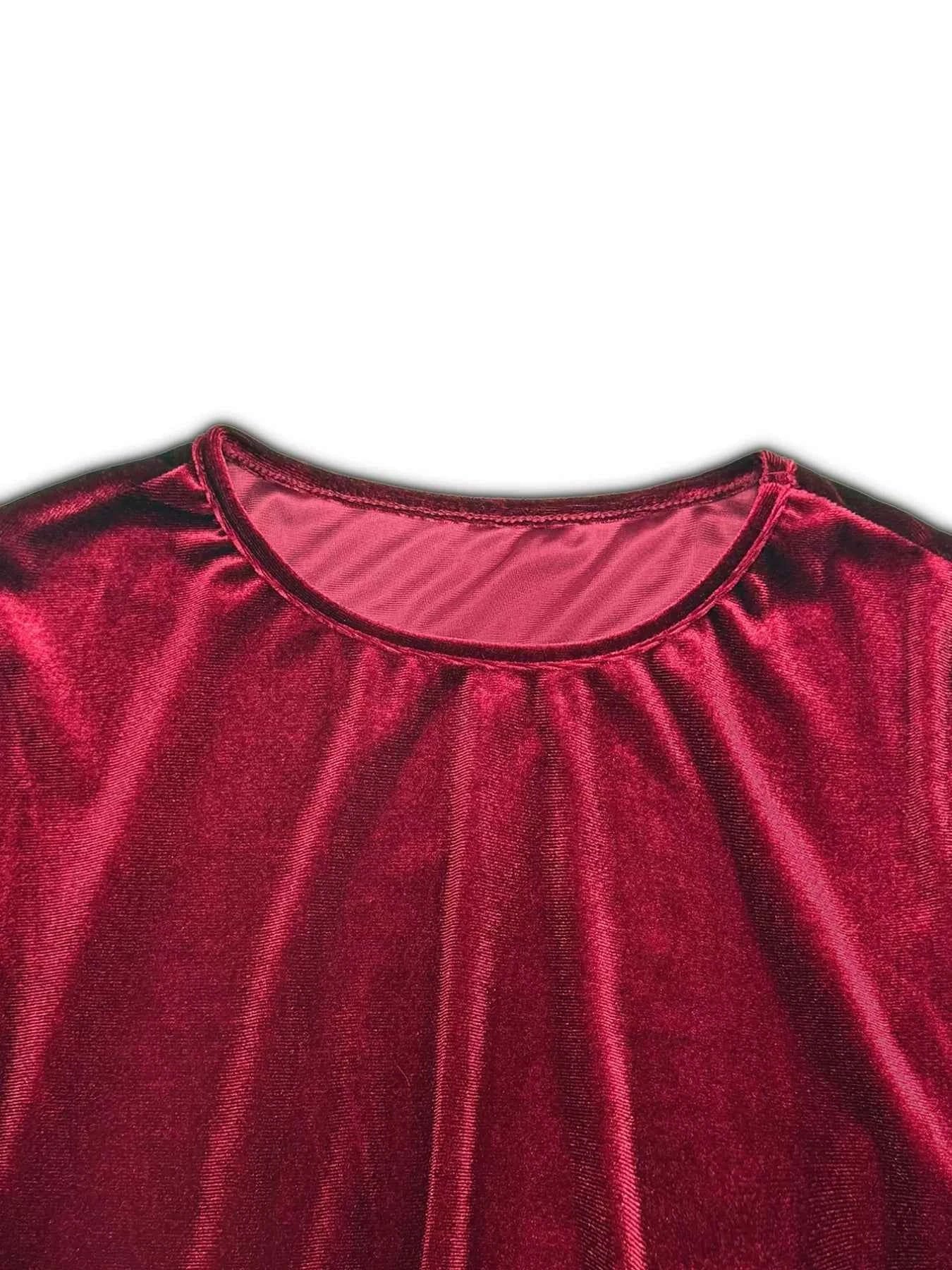 Velvet Long Sleeve Dress