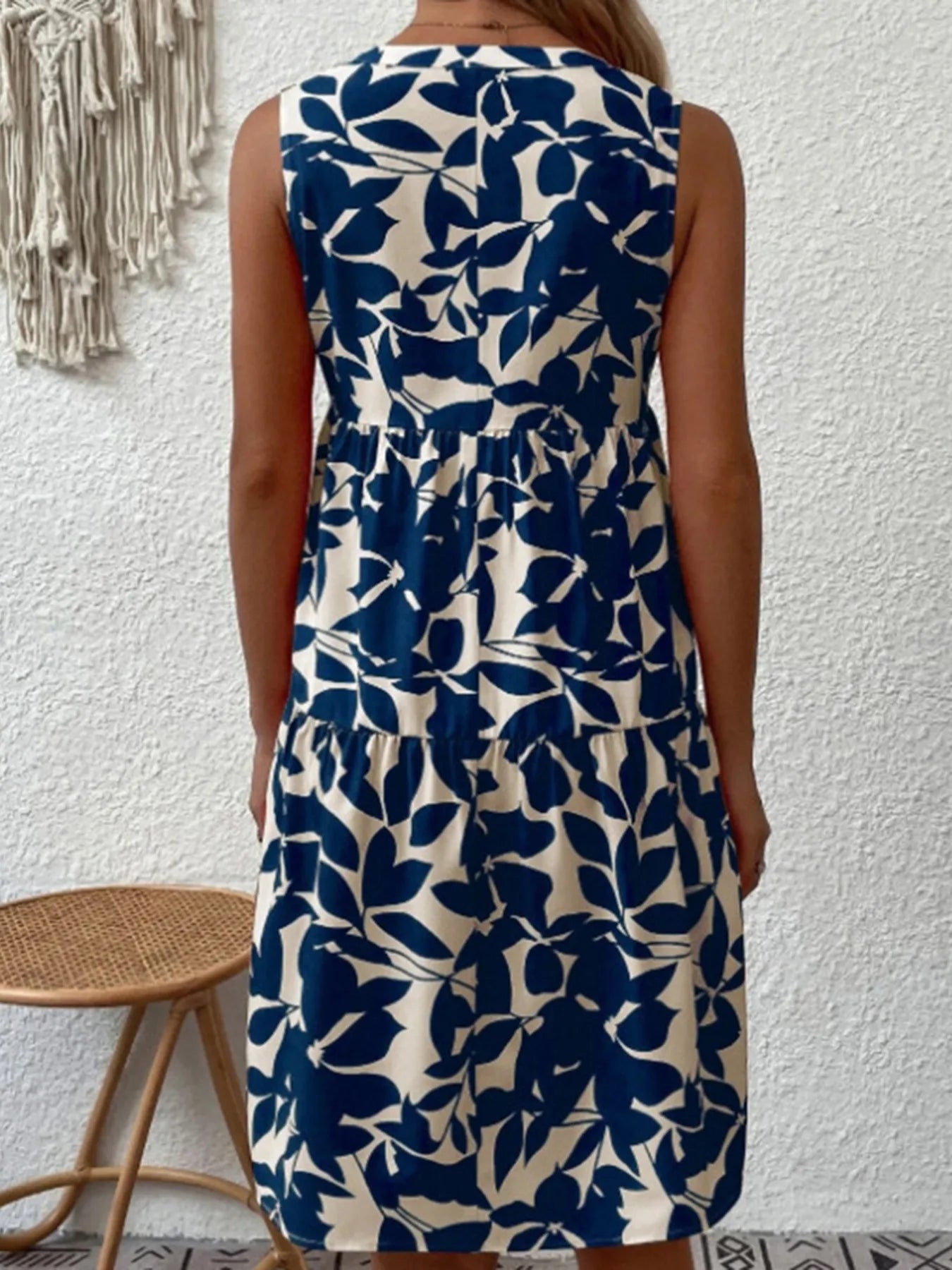 V - Neck Sleeveless Dress - The Nicole - Tayan Dress Co.