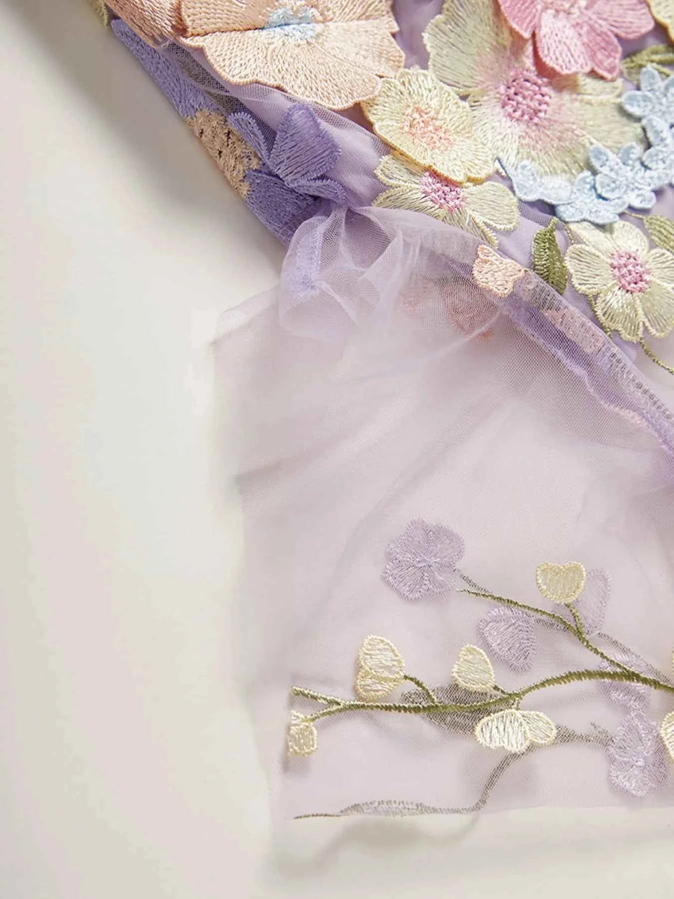 Floral Embroidered Dress