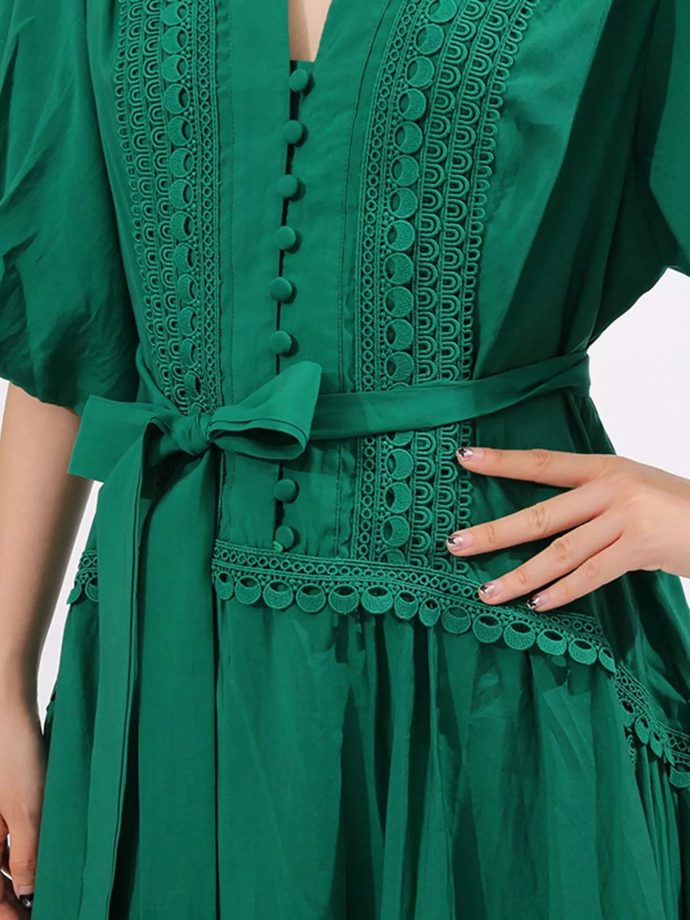 Mid Sleeve Maxi Dress - The Nicole - Tayan Dress Co.