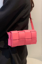 Zenana Vegan Leather Woven Crossbody Bag - TNT Dress Co.
