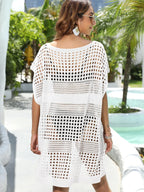 Crochet Knit Cover Up Dress - The Nicole - Tayan Dress Co.