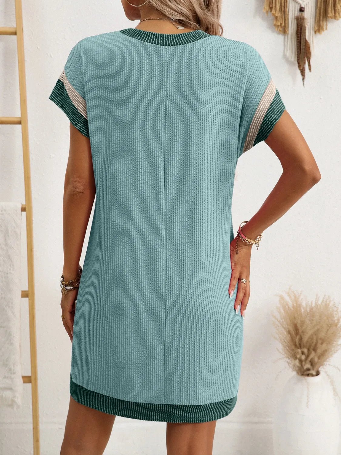 Short Sleeve Mini Dress - The Nicole - Tayan Dress Co.