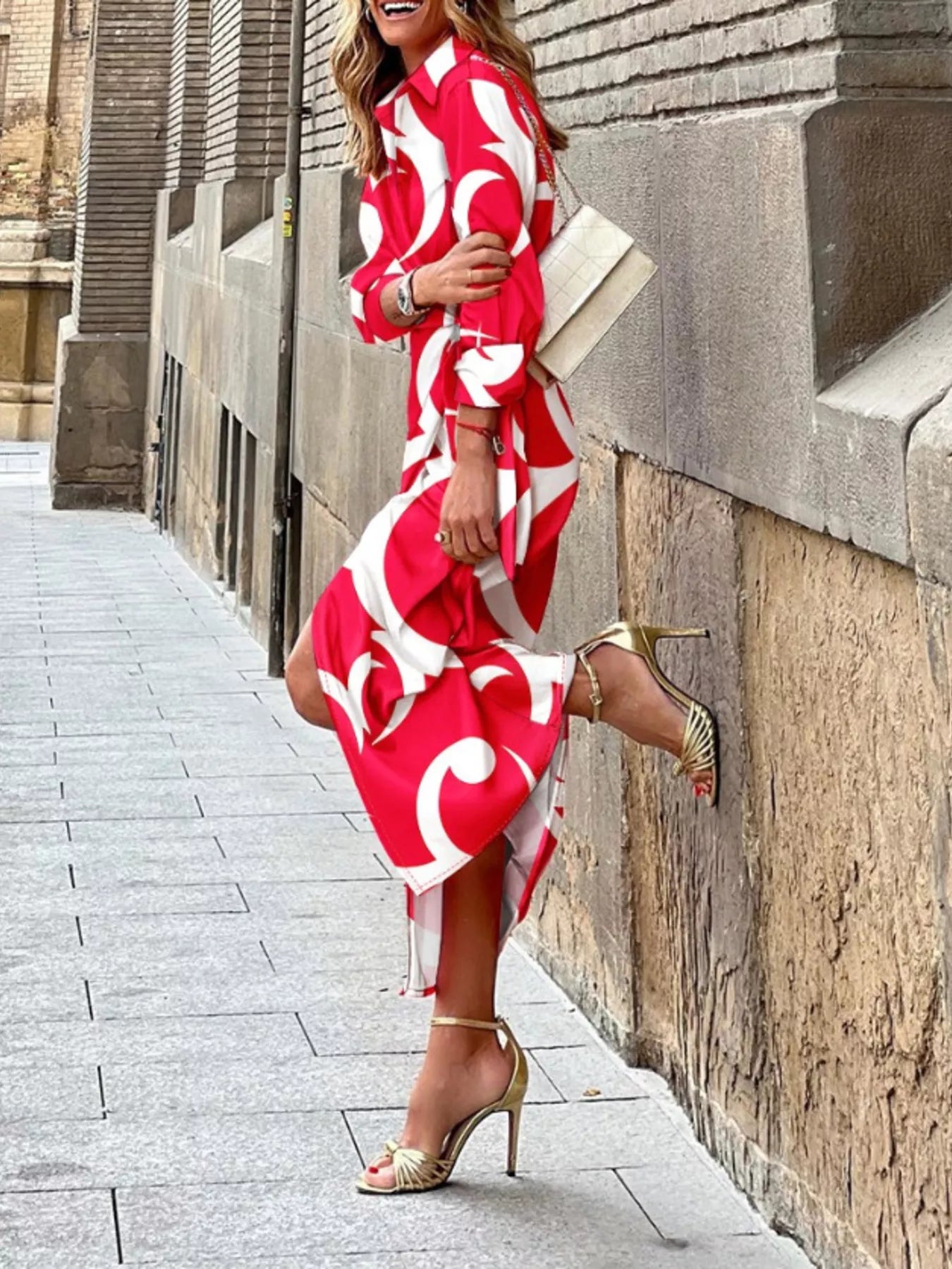 Collared Neck Shirt Dress - The Nicole - Tayan Dress Co.