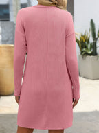 Striped Long Sleeve Mini Dress - TNT Dress Co.