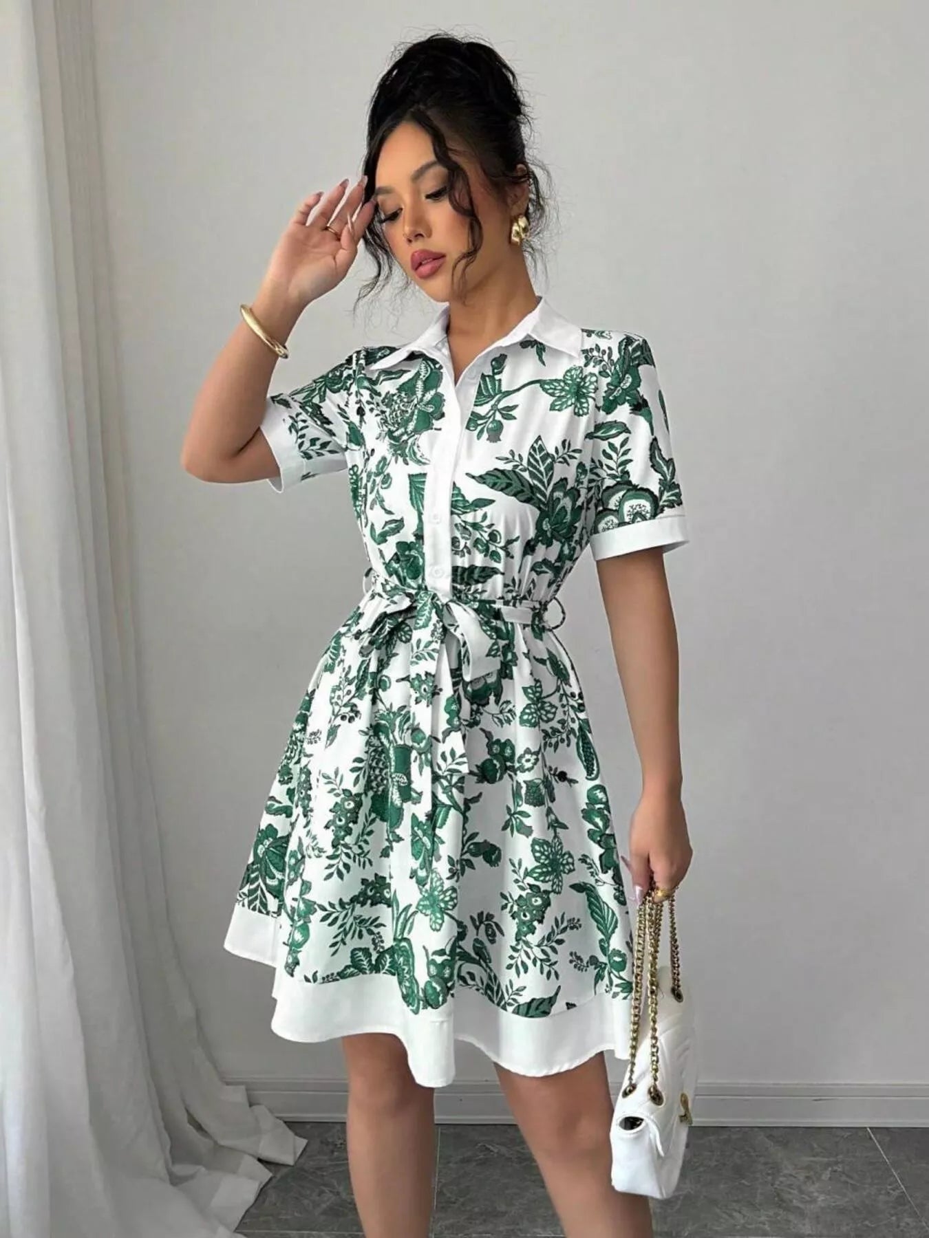 Button - Front Shirt Dress - The Nicole - Tayan Dress Co.