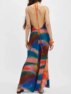 Halter Neck Maxi Dress - The Nicole - Tayan Dress Co.