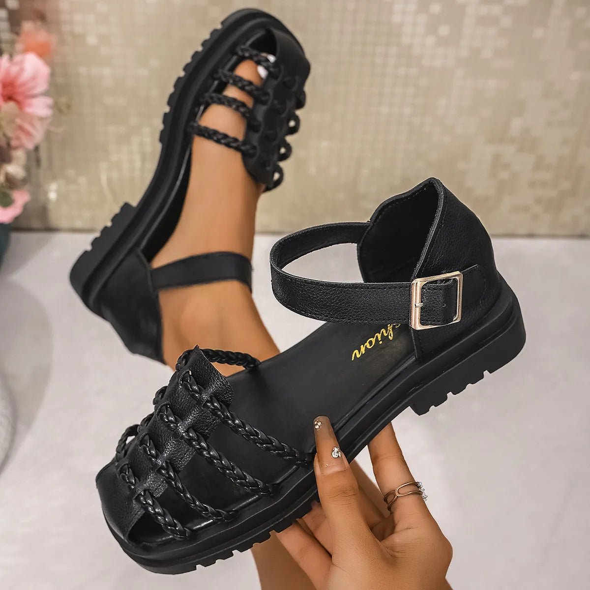 Ankle Strap Sandals - The Nicole - Tayan Dress Co.