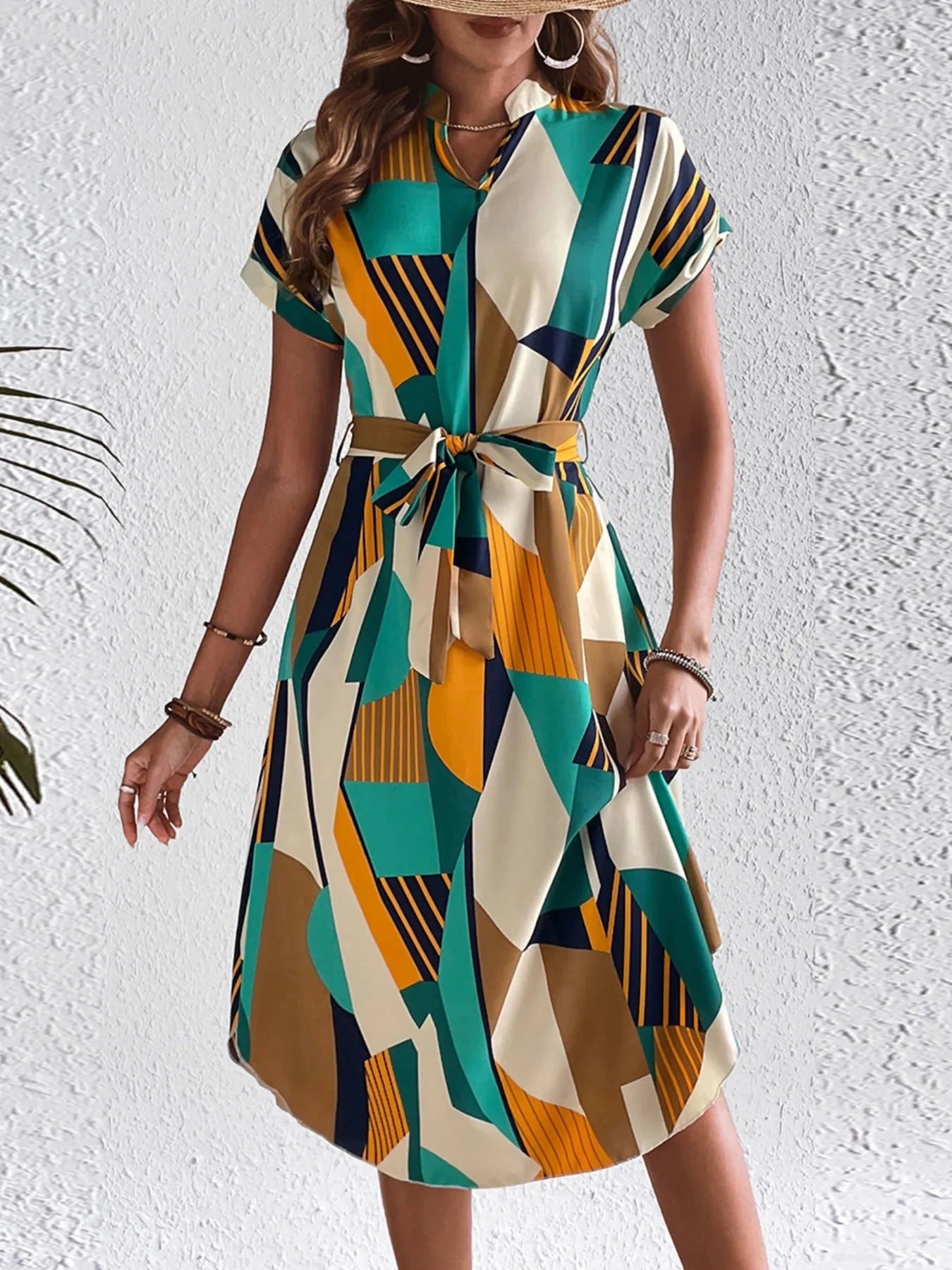 Short Sleeve Dress - The Nicole - Tayan Dress Co.