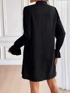 Bow Tie Flounce Sleeve Dress - The Nicole - Tayan Dress Co.