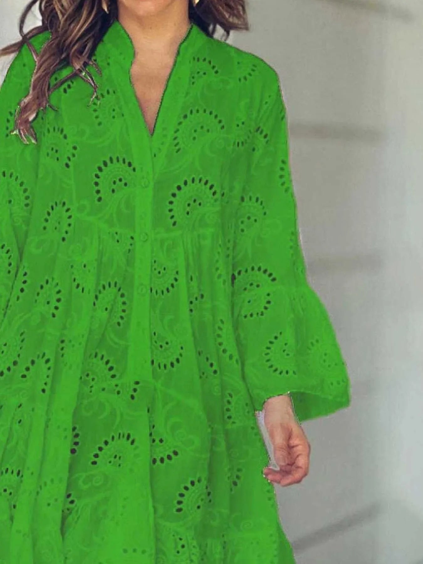 Ruffled Hem Dress - The Nicole - Tayan Dress Co.