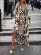 Long Sleeve Maxi Dress - The Nicole - Tayan Dress Co.