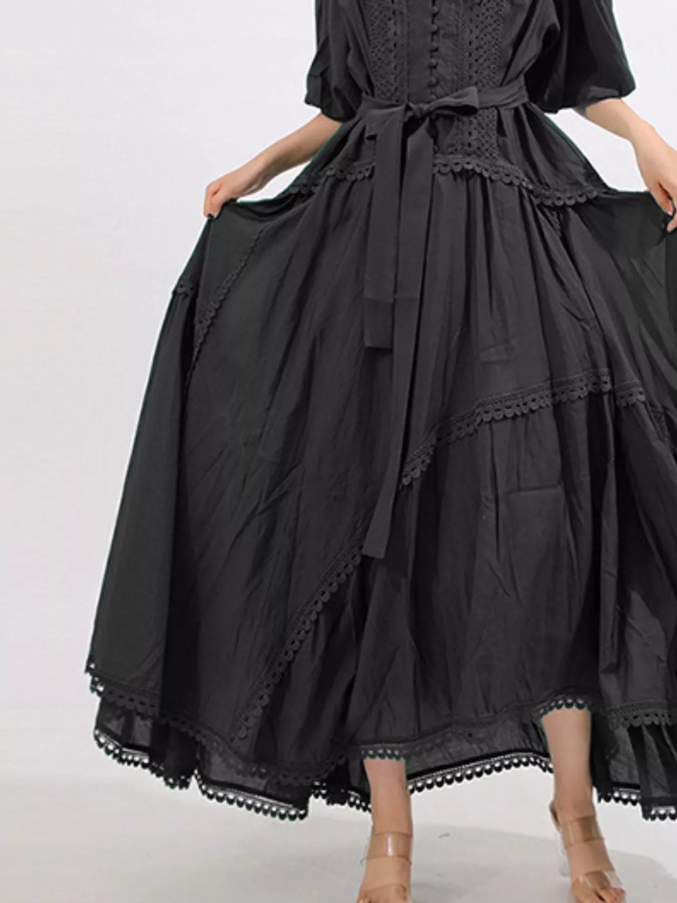Mid Sleeve Maxi Dress - The Nicole - Tayan Dress Co.