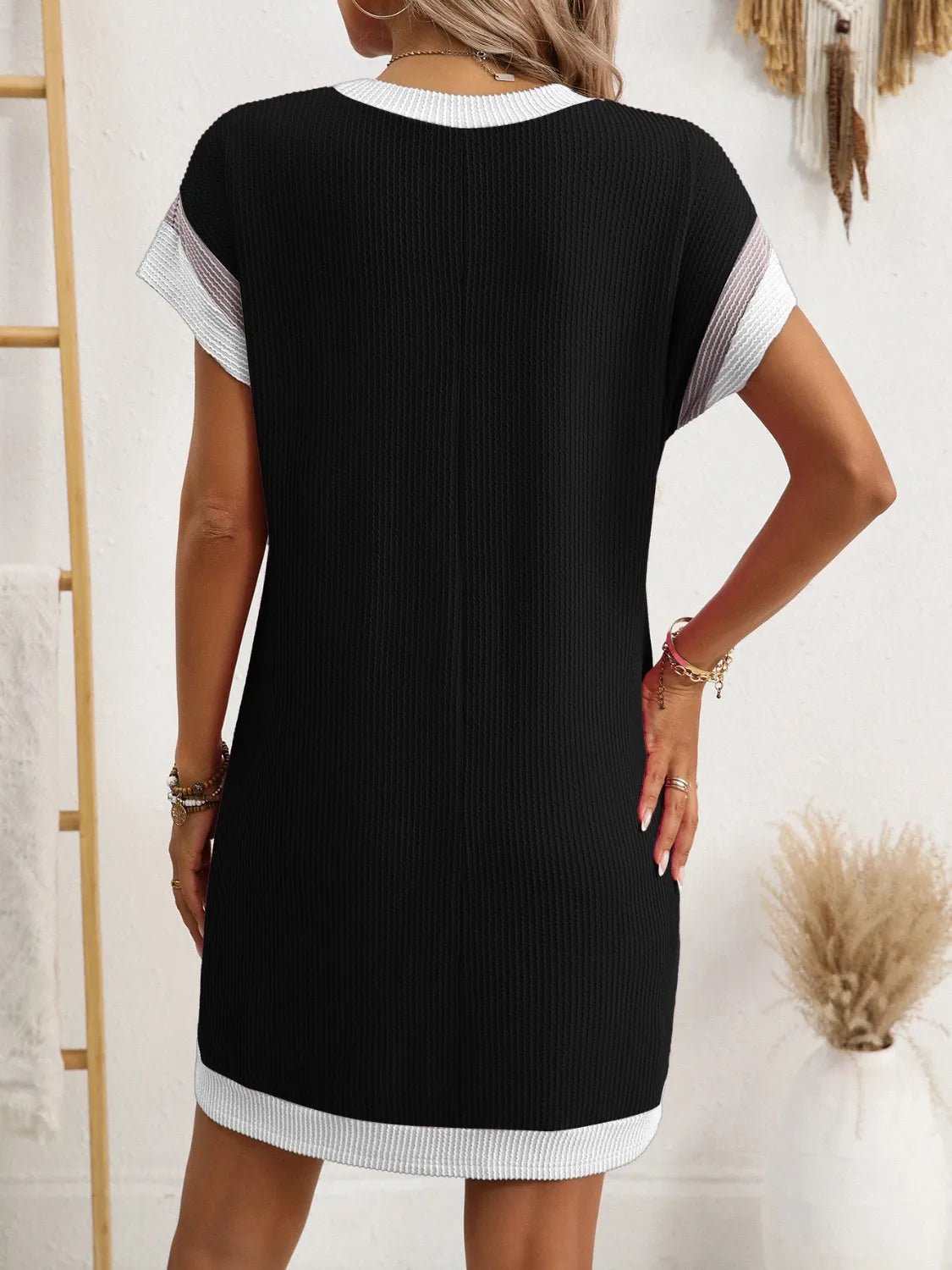 Short Sleeve Mini Dress - The Nicole - Tayan Dress Co.