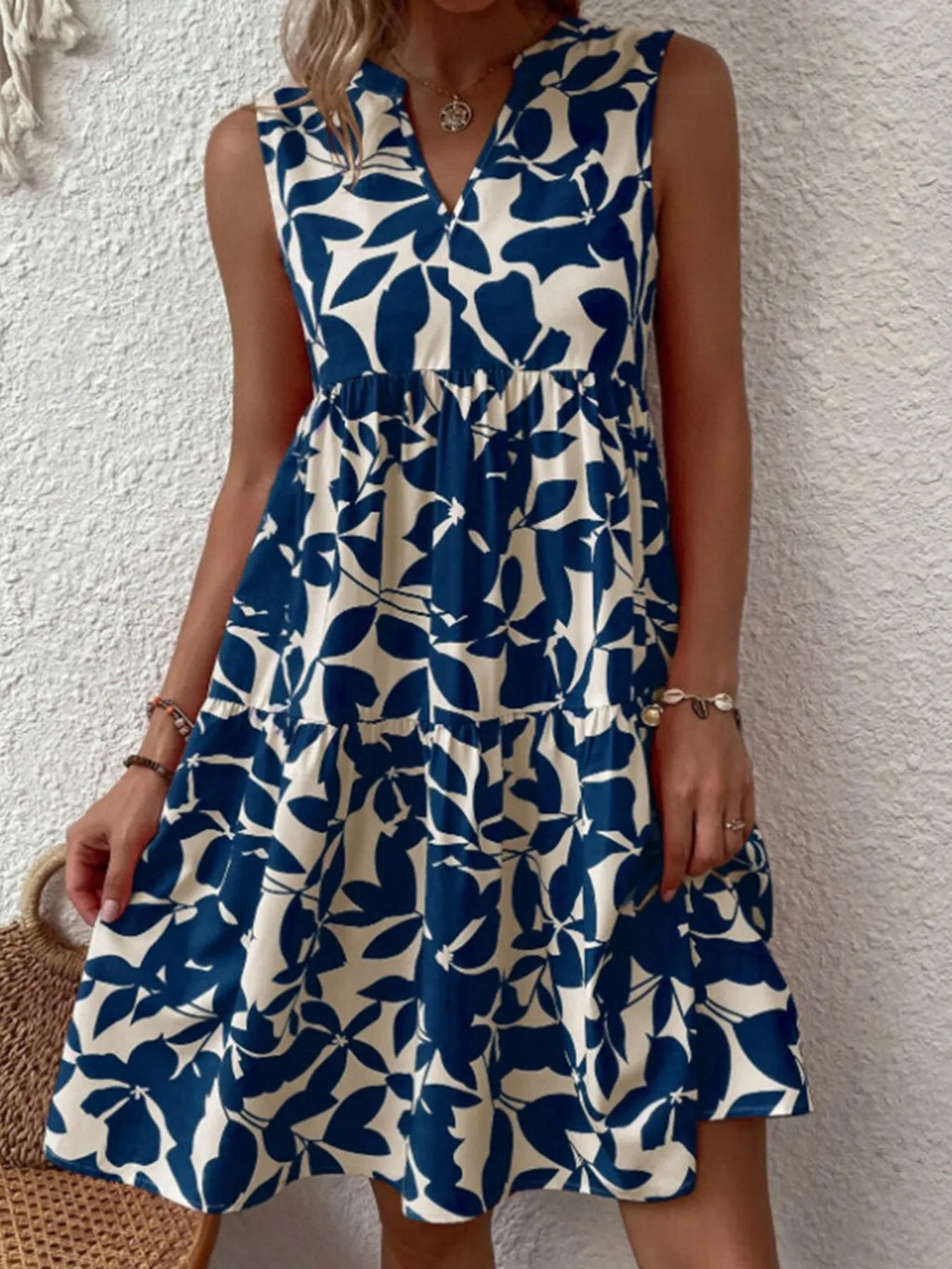 V - Neck Sleeveless Dress - The Nicole - Tayan Dress Co.