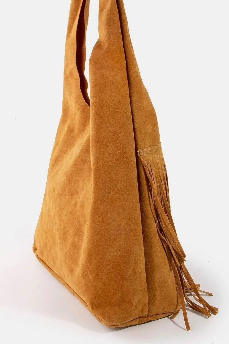 Layered Fringe Hobo Bag - The Nicole - Tayan Dress Co.