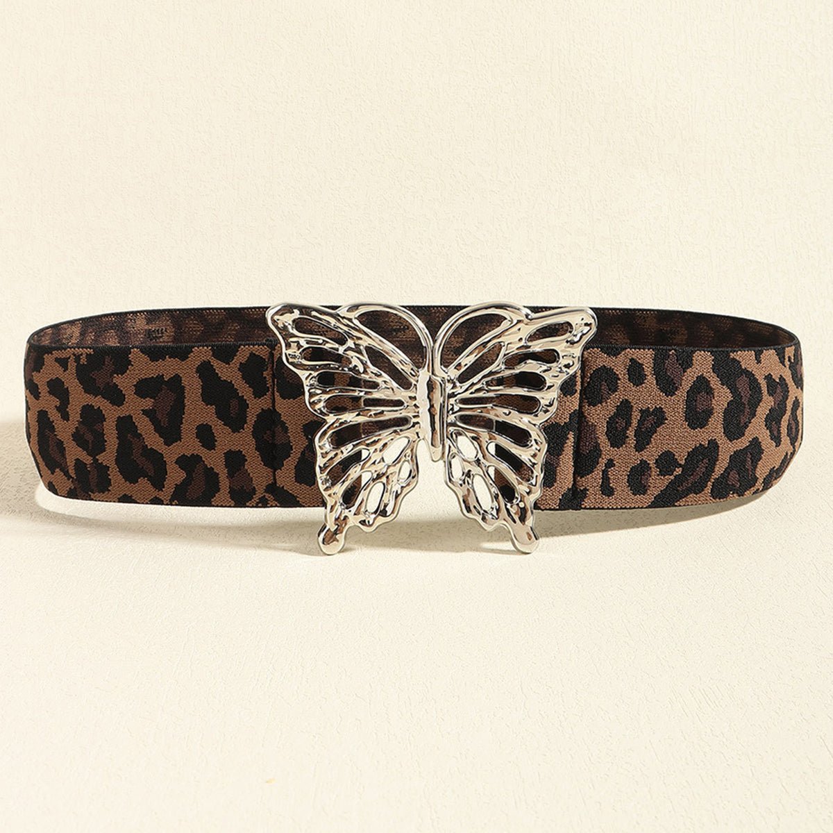 Butterfly Design Alloy Buckle Elastic Waist Belt - TNT Dress Co.