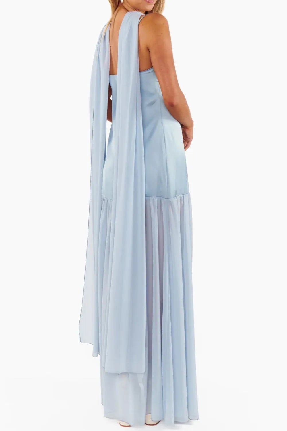 Adjustable Strap Maxi Cami Dress with Scarf - TNT Dress Co.