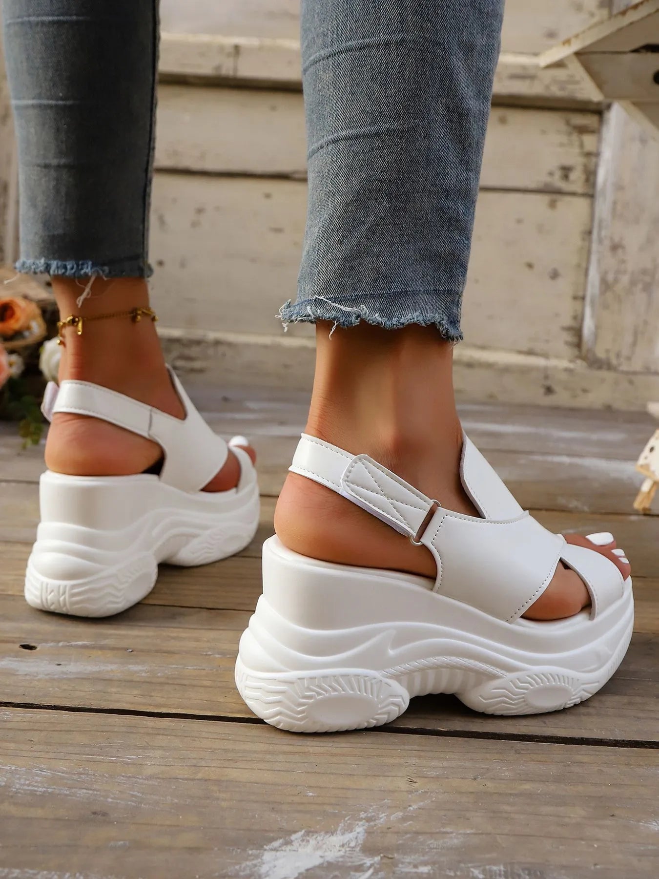 Platform Wedge Sandals - The Nicole - Tayan Dress Co.