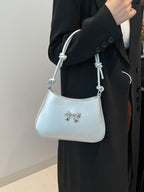 Bow - Detail PU Leather Knotted Strap Handbag - TNT Dress Co.
