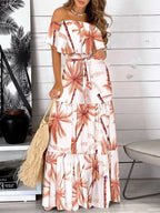 Off Shoulder Maxi Dress - The Nicole - Tayan Dress Co.