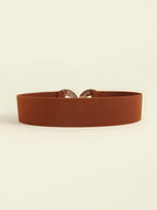 Geometric Buckle Elastic Wide Belt - TNT Dress Co.