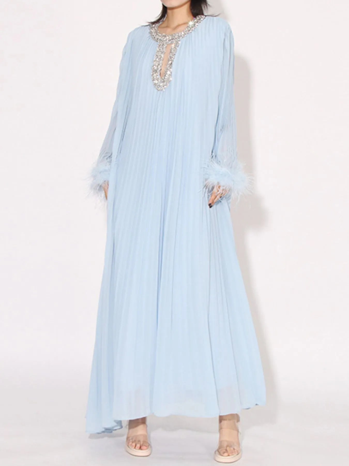 Long Sleeve Maxi Dress - The Nicole - Tayan Dress Co.