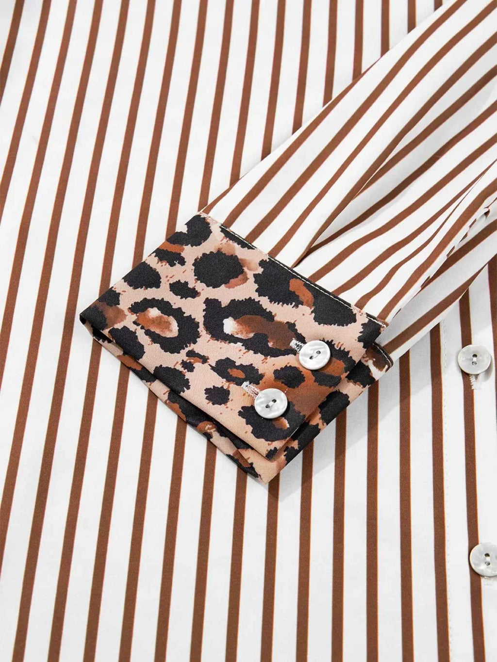 Leopard Button Up Shirt Dress