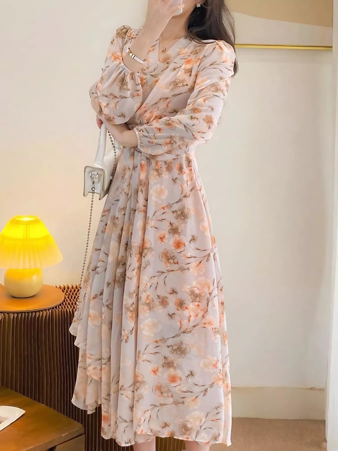 Long Sleeve Midi Dress - The Nicole - Tayan Dress Co.