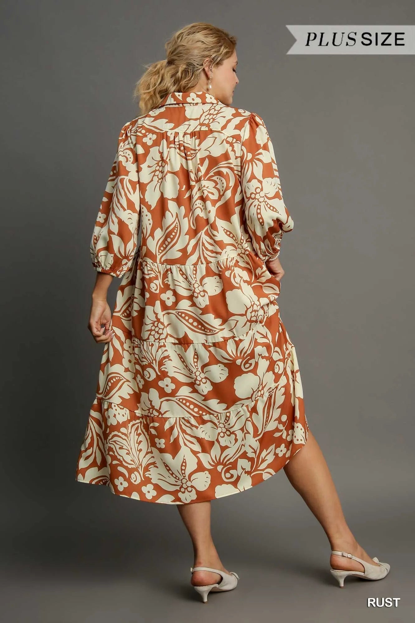 Midi Shirt Dress - The Nicole - Tayan Dress Co.