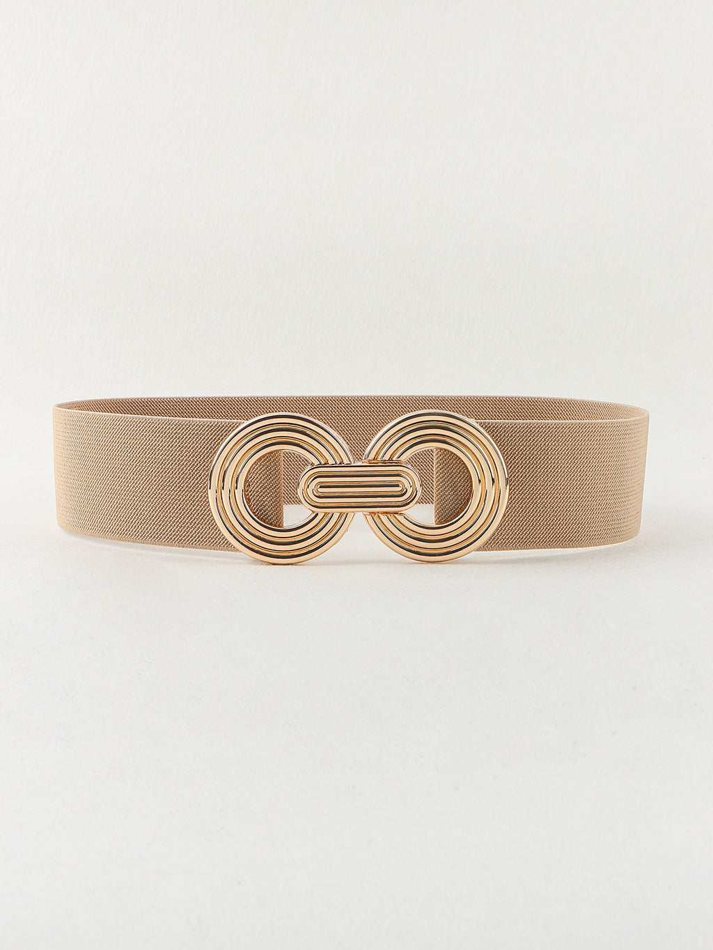 Geometric Buckle Elastic Wide Belt - TNT Dress Co.